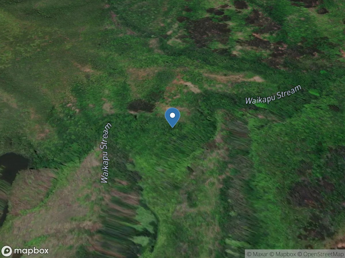 Waikapu Str US of South Waikapu Dt intake, Maui, HI location