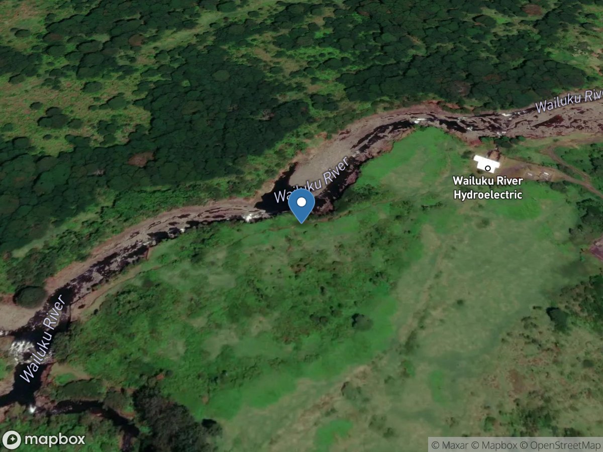 Wailuku River at Piihonua, HI location