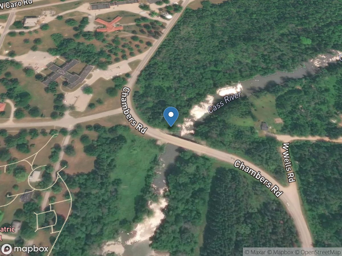 Cass River at Wahjamega, MI location