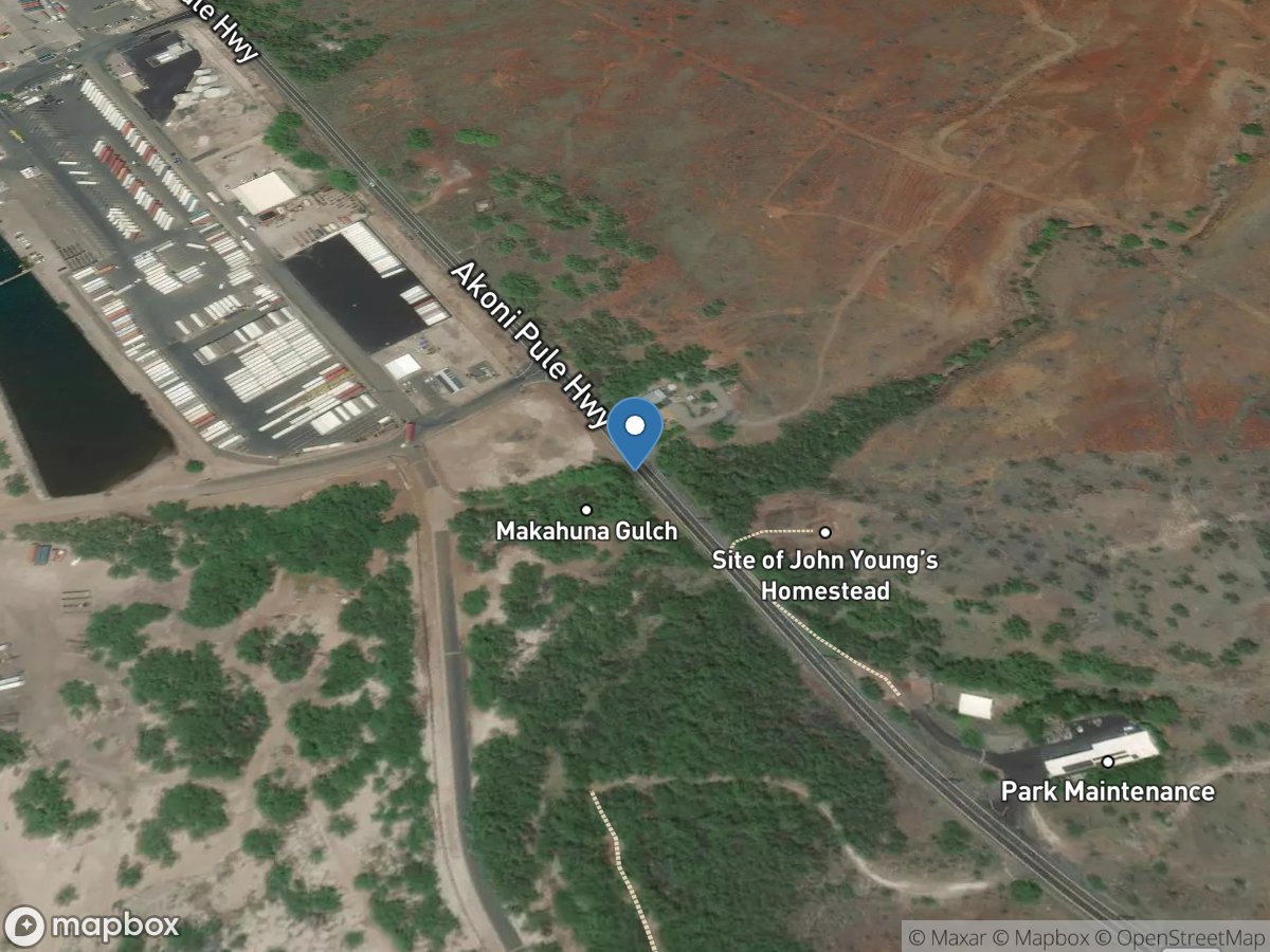 Makahuna Gulch at Kawaihae, HI location