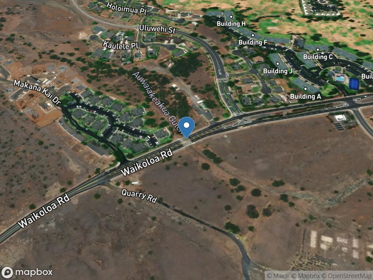 Auwaiakeakua Gulch near Waikoloa Village, HI location