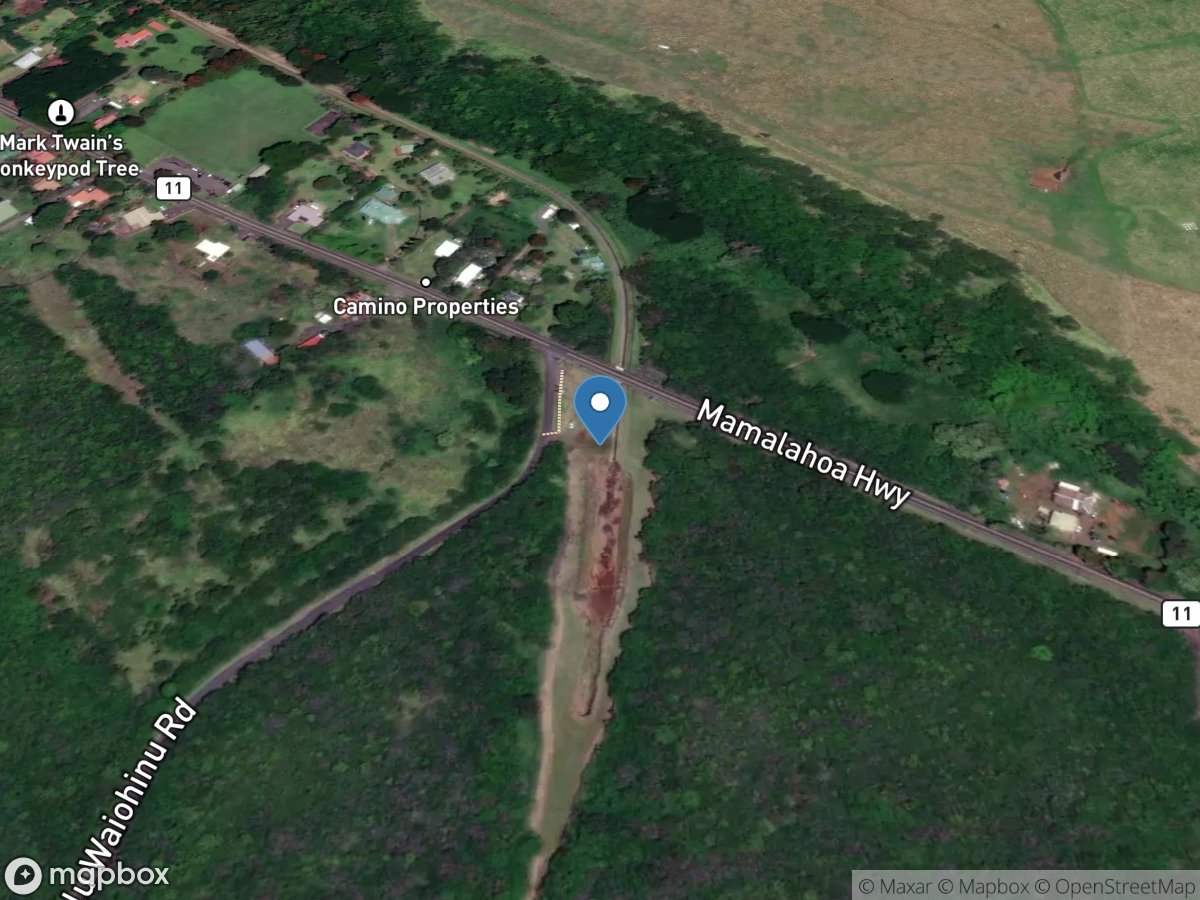 Puulena Gulch near Waiohinu, HI location