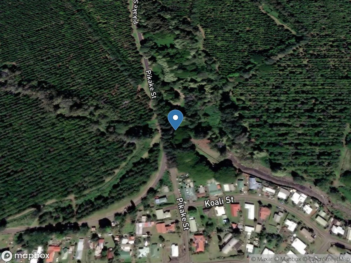 Paauau Gulch at Pahala, HI location