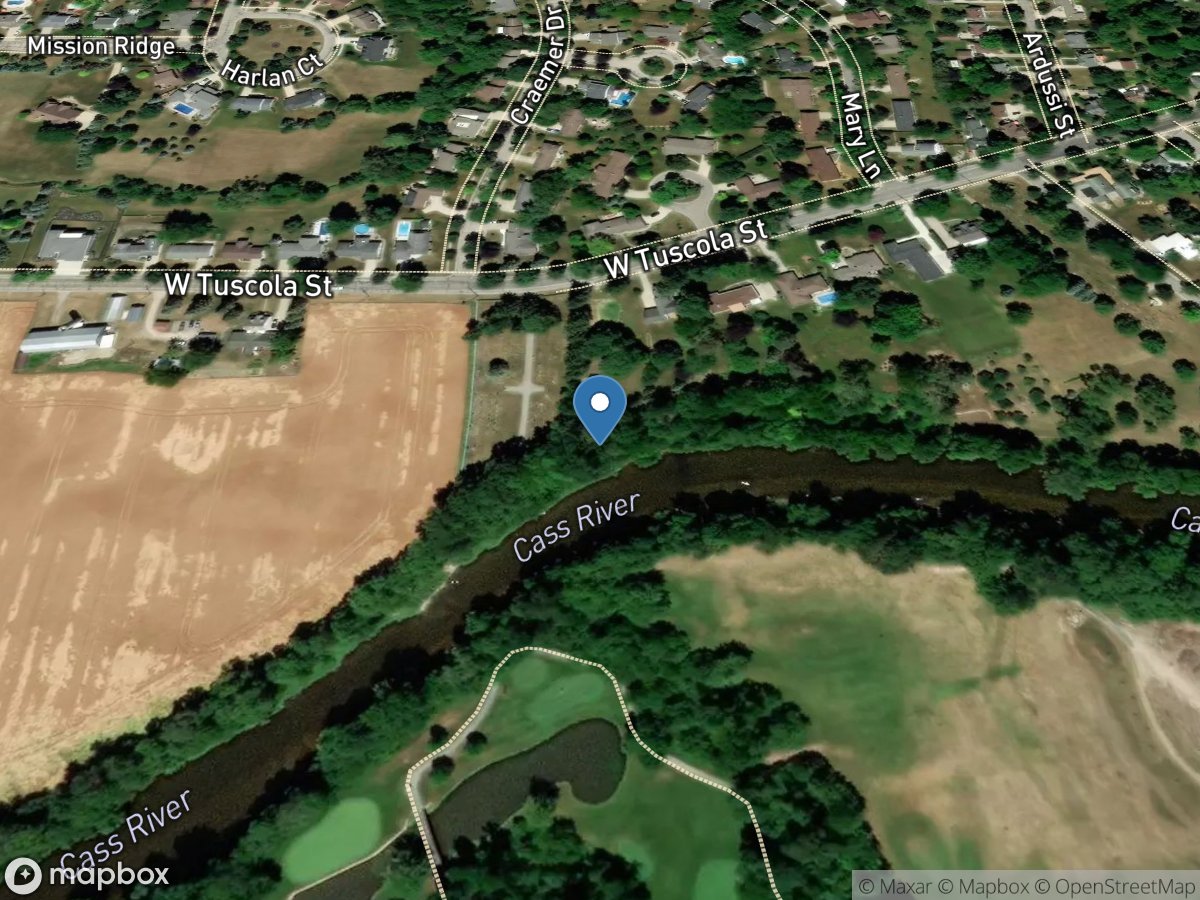 Cass River at Frankenmuth, MI location