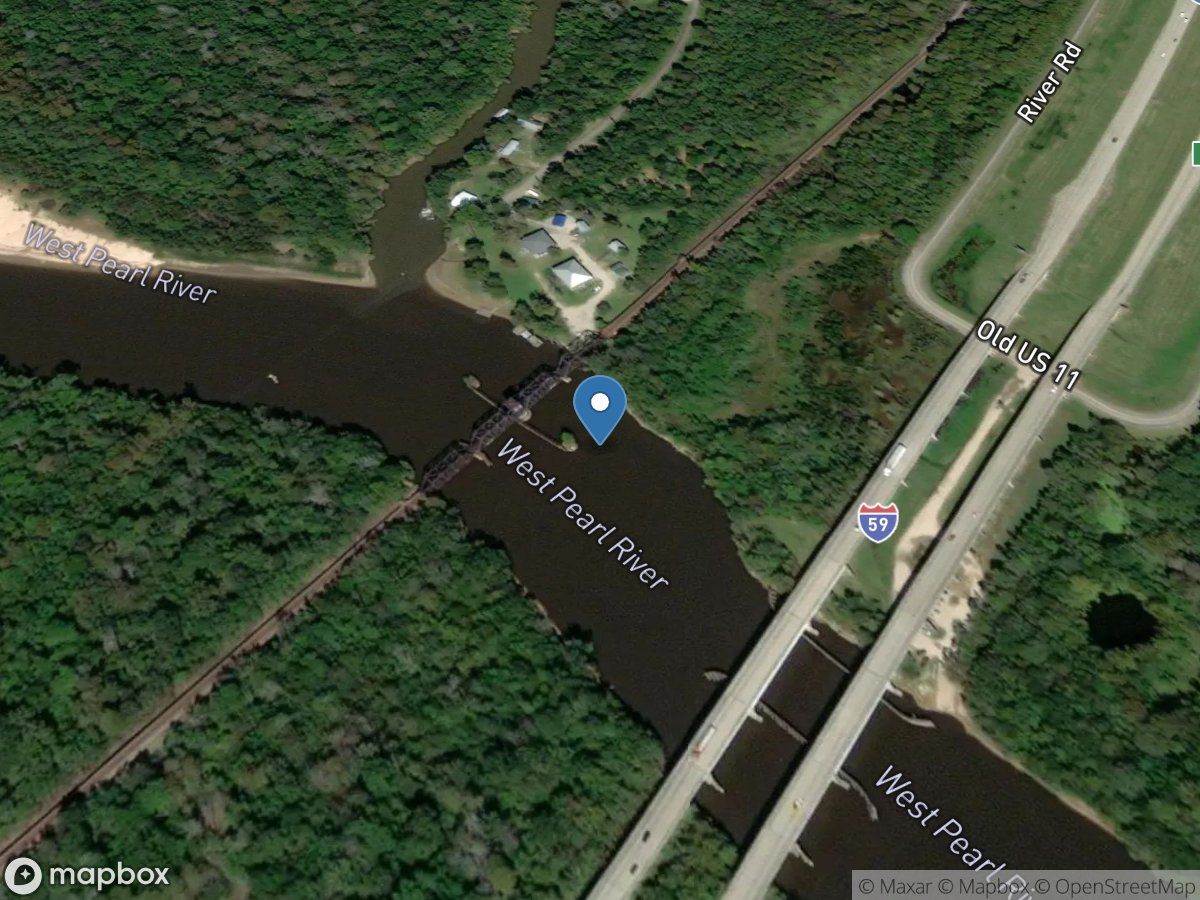 Pearl River at Pearl River, LA location