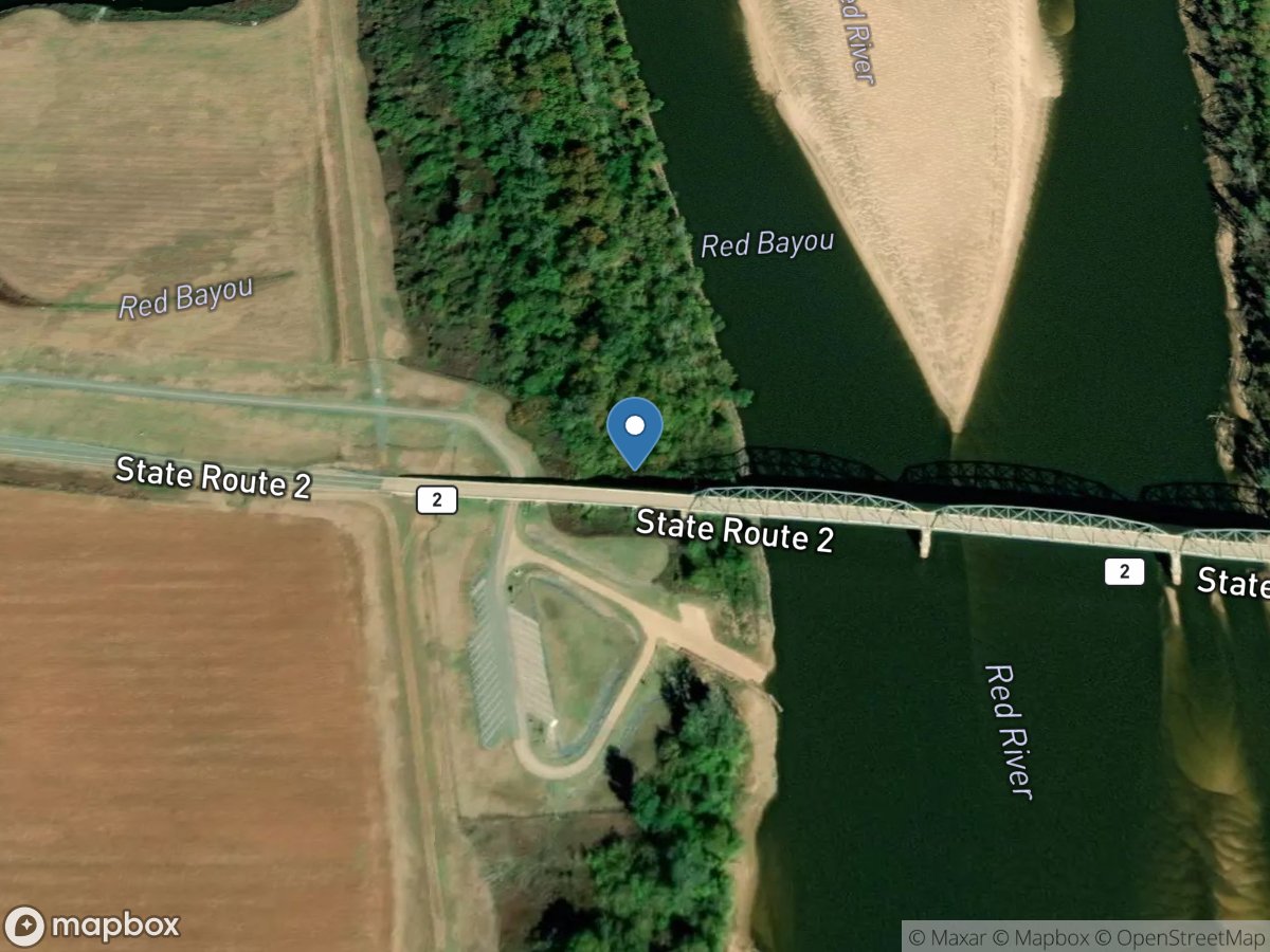 Red River near Hosston, LA. location