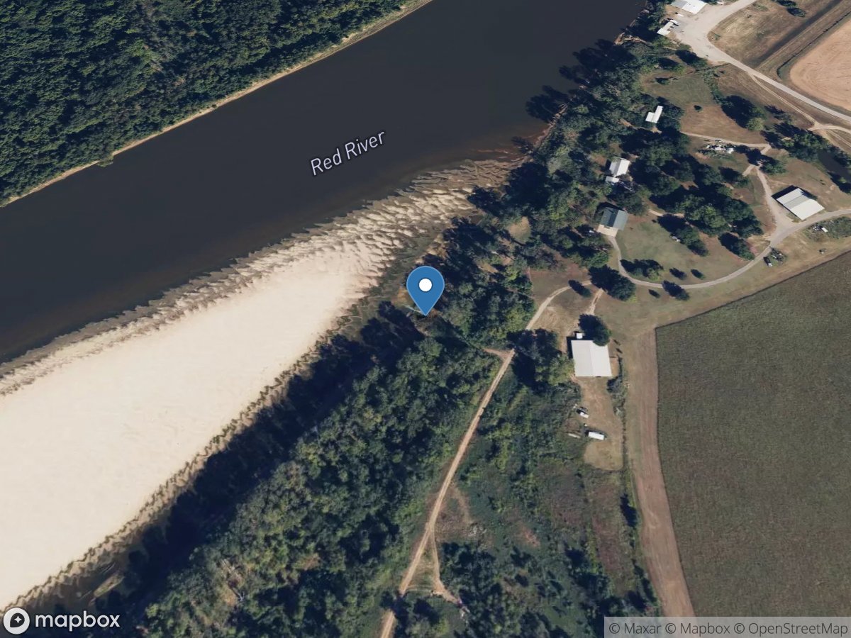Red River at Yawn Estate near Cash Point, LA location