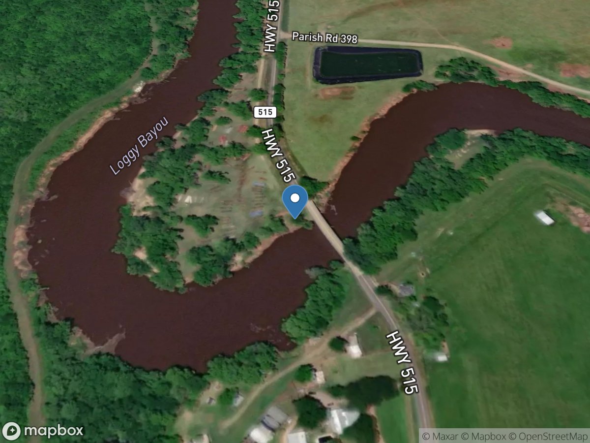 Loggy Bayou Near East Point,LA. location