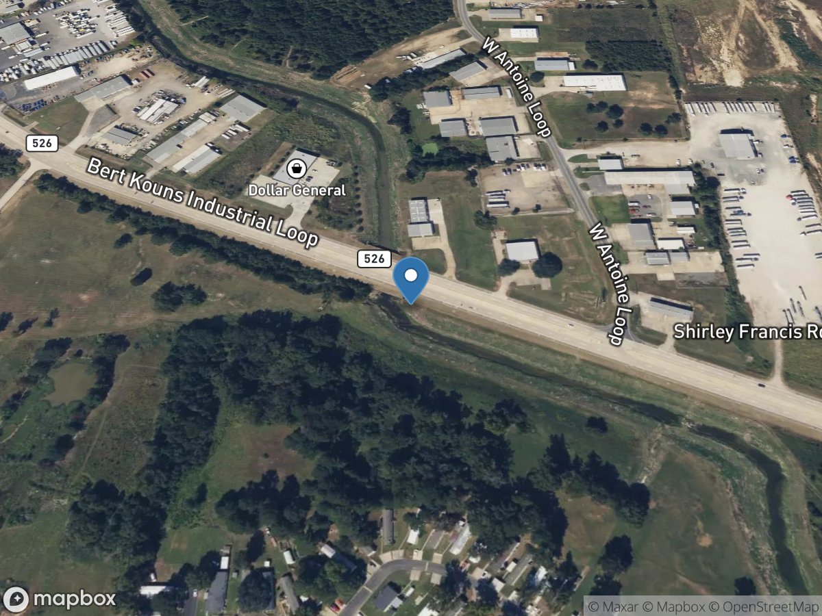 Gilmer Bayou near Shreveport, LA location