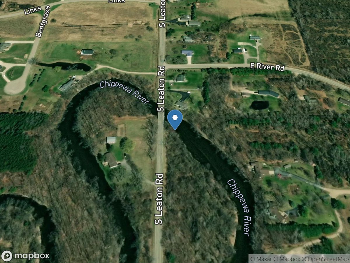 Chippewa River near Mount Pleasant, MI location