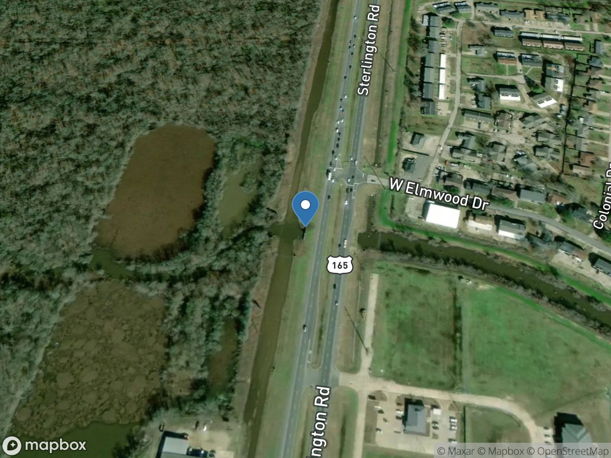 Chauvin Bayou near Monroe, LA location