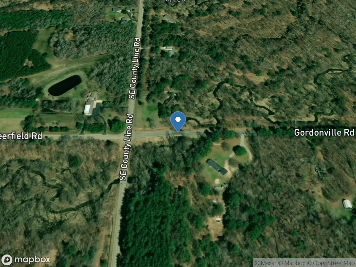 Potter Creek at Gordonville Road near MT Pleasant, MI location