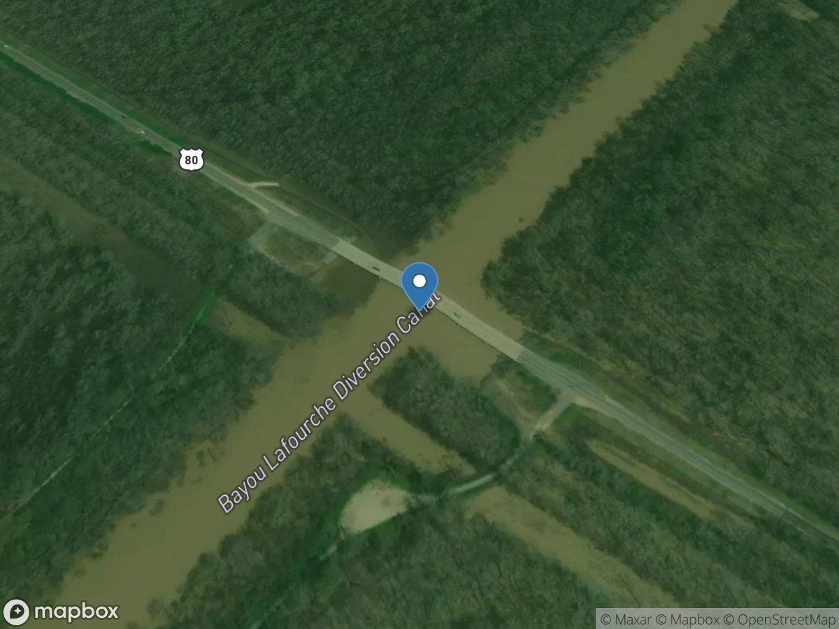 Bayou Lafourche near Crew Lake, LA location