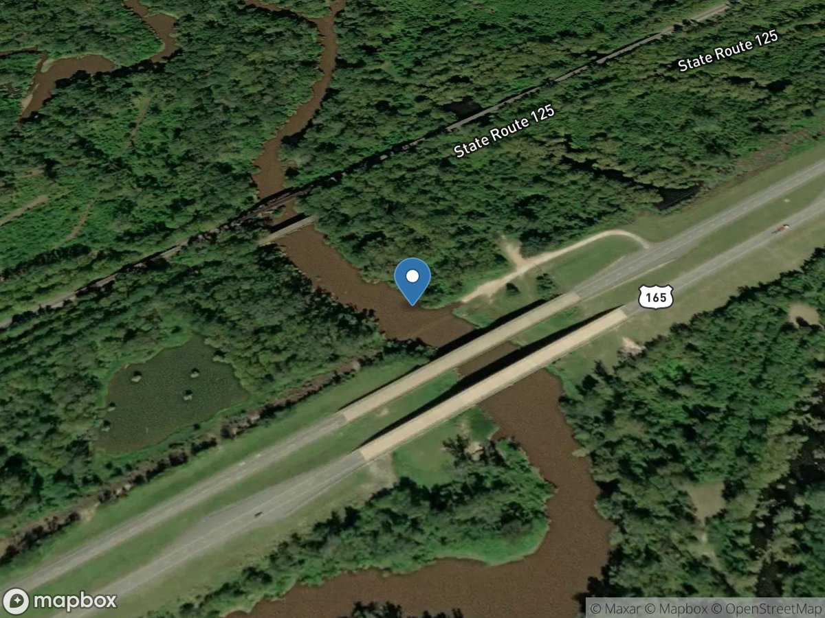 Little River at Rochelle, LA. location