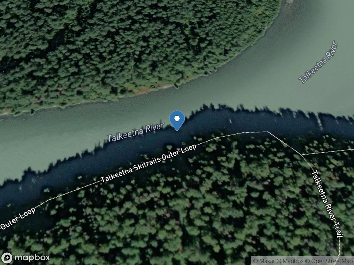 Talkeetna River near Talkeetna AK location