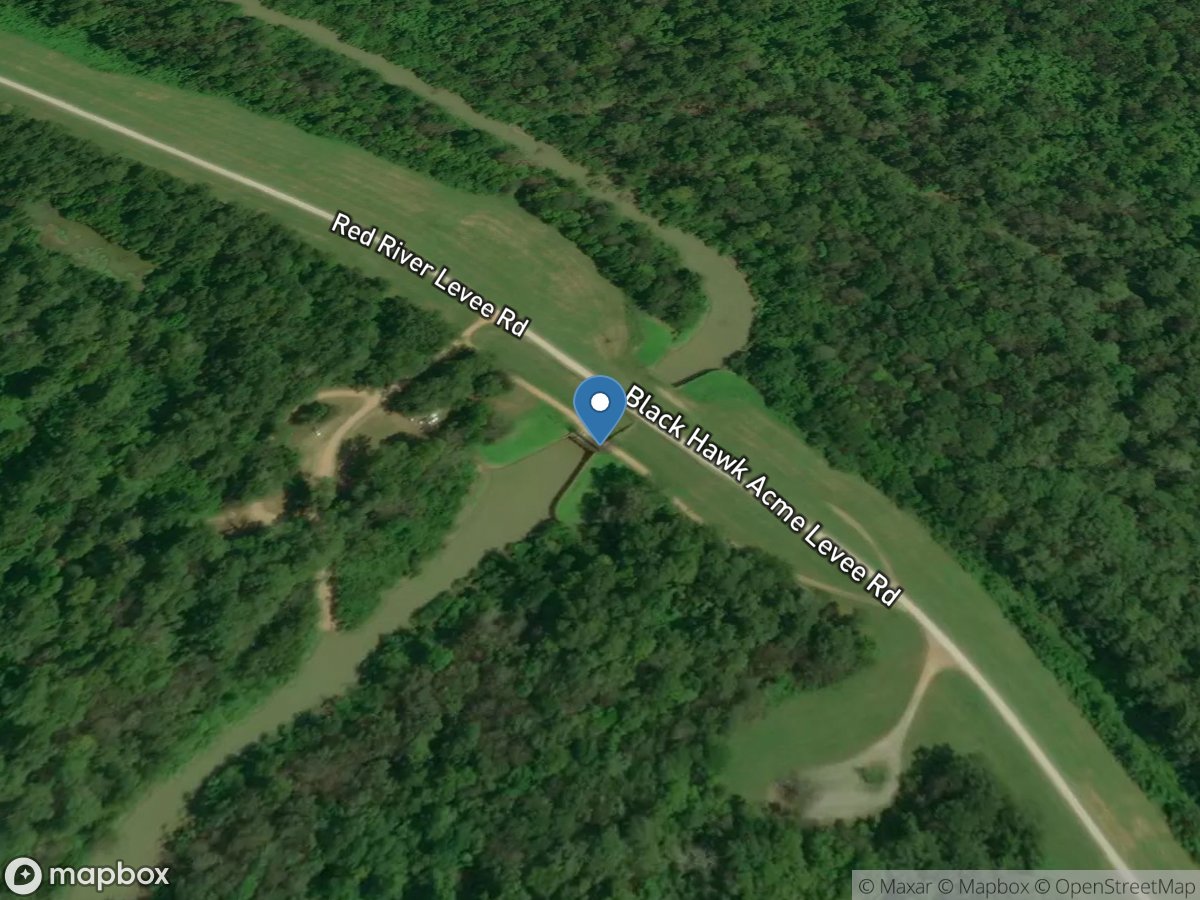 Bayou Cocodrie at Acme Levee Road near Shaw, LA location