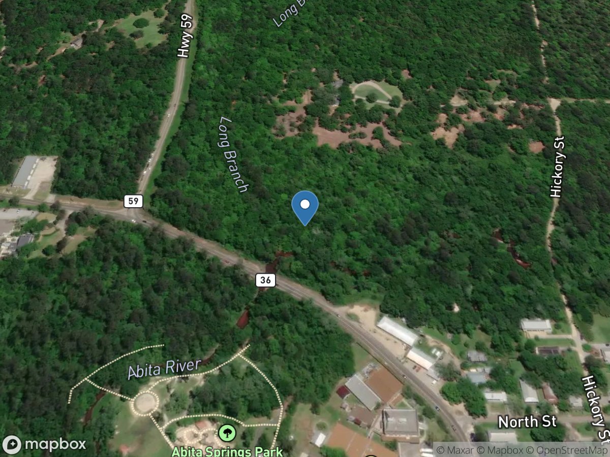 Abita River north of Abita Springs, LA location