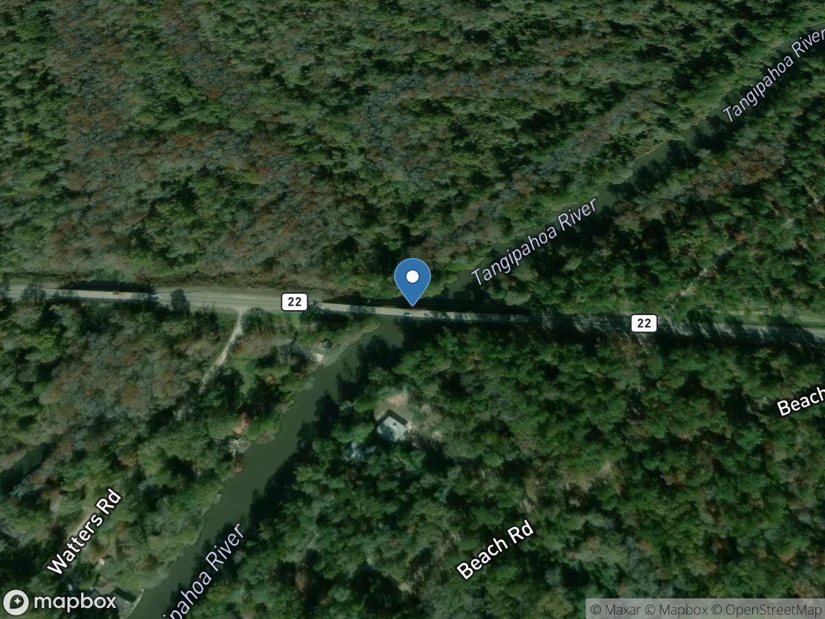 Tangipahoa River near Ponchatoula, LA location