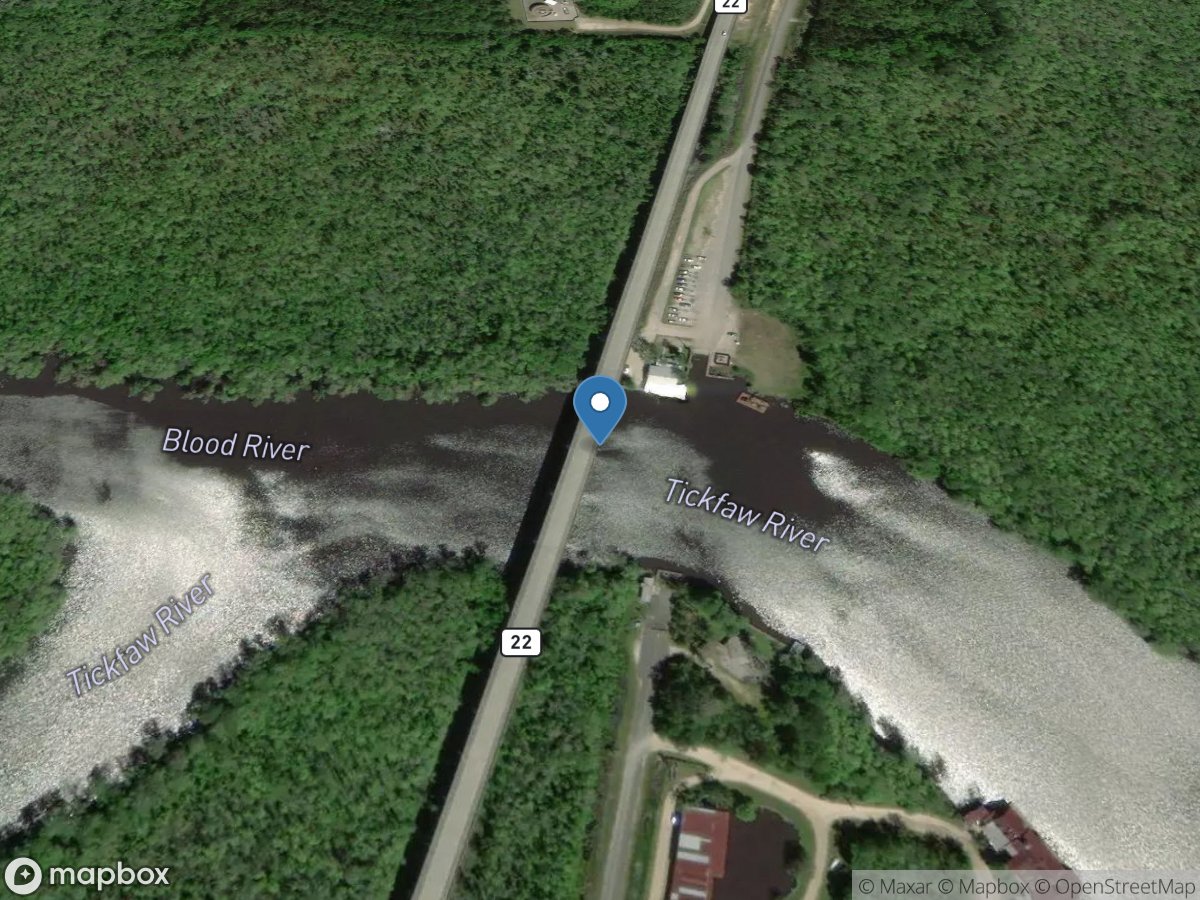 Tickfaw River Near Springfield, La. location