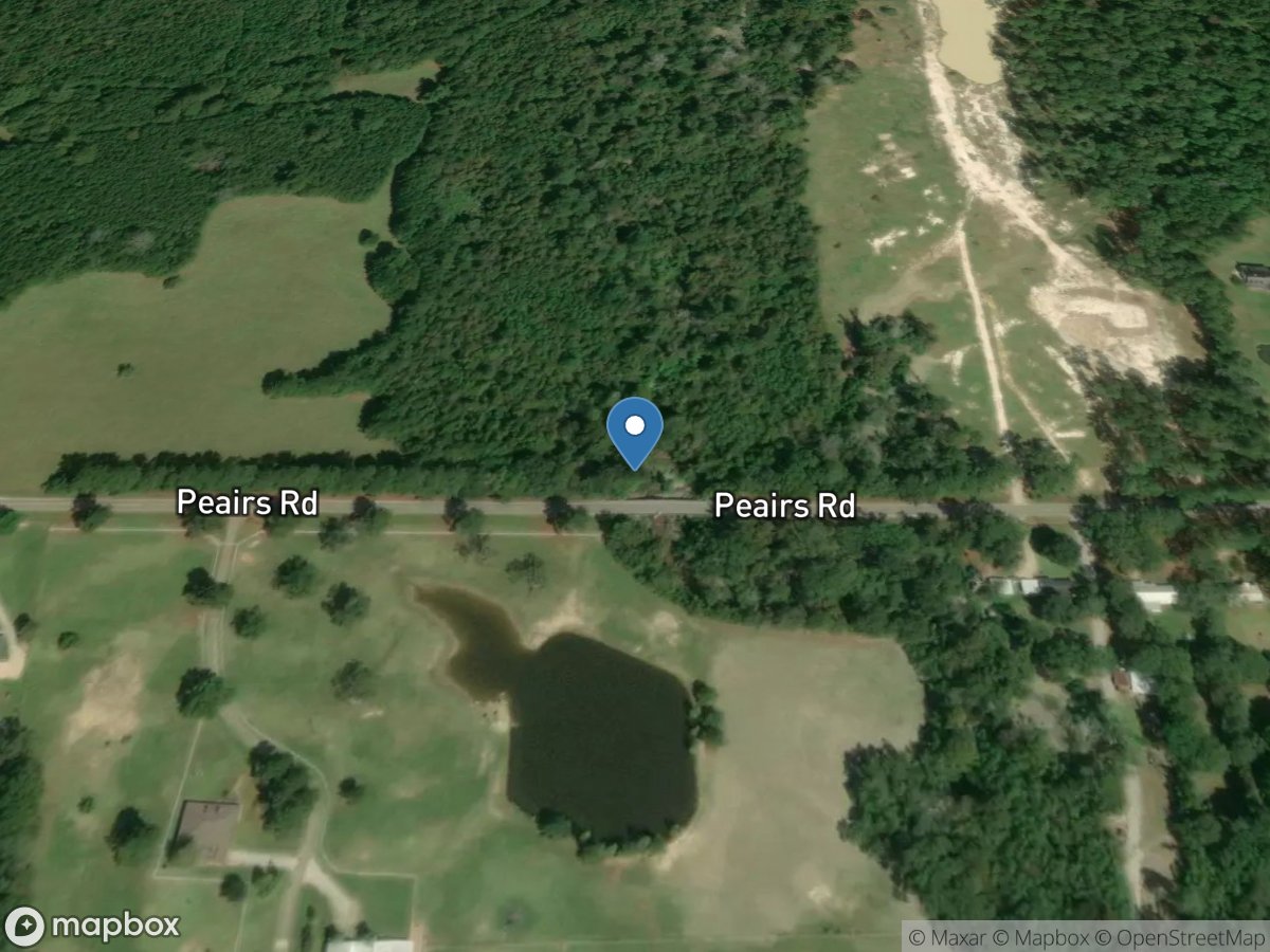 Little Sandy Creek at Peairs Road Southeast of Milldale, LA location