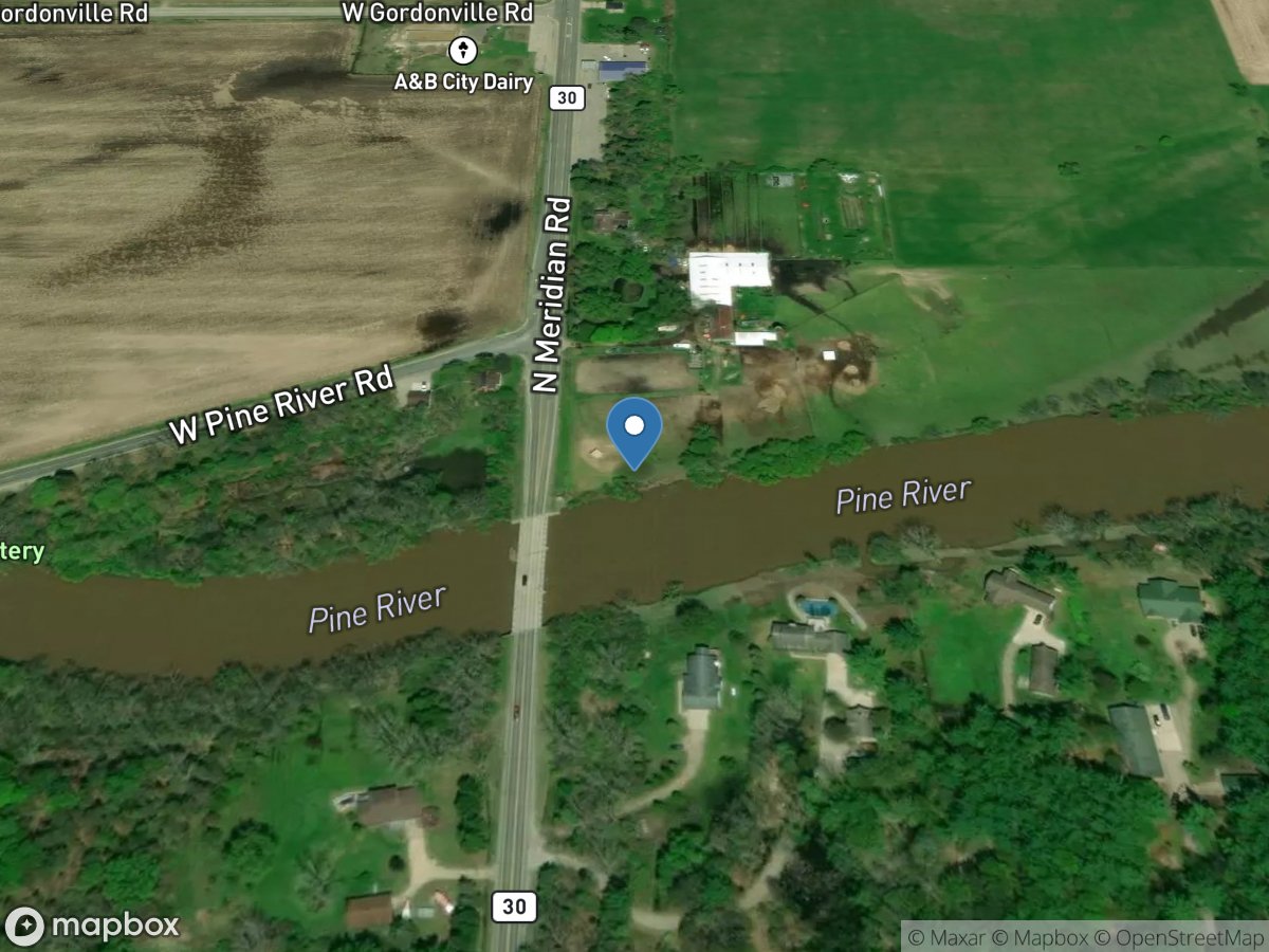 Pine River near Midland, MI location