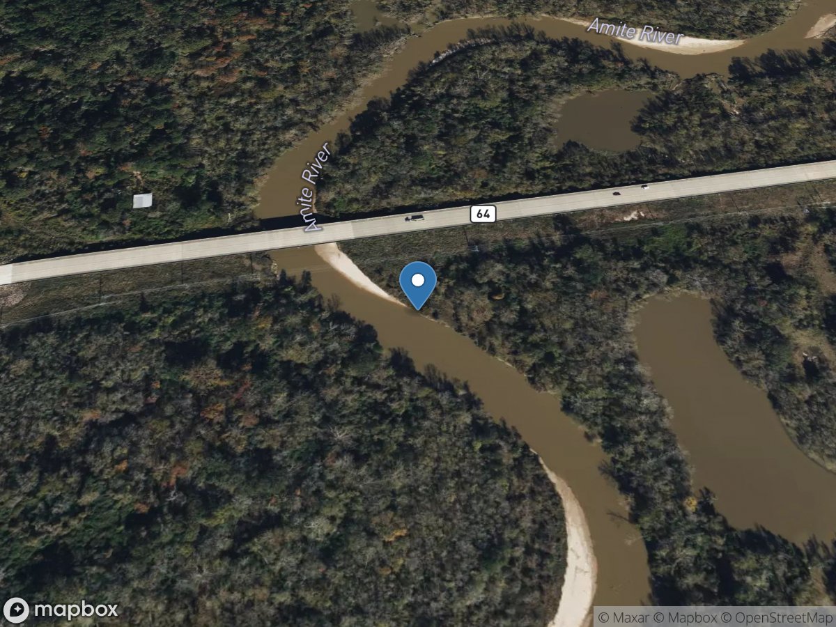 Amite River at Magnolia, LA location