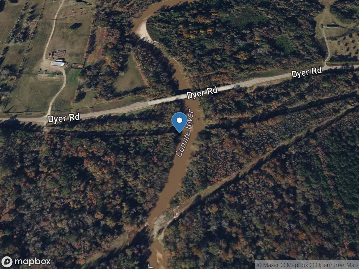 Comite River near Baker, LA location