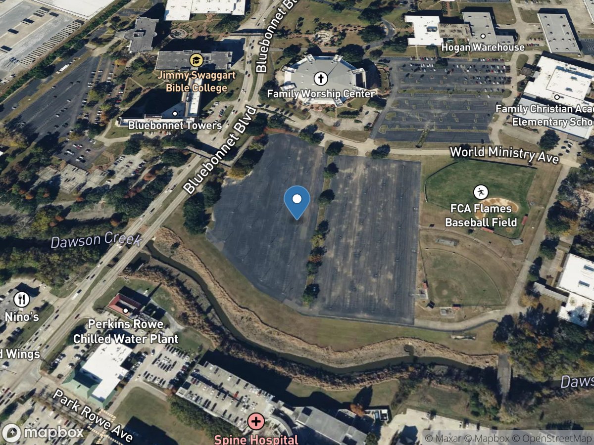 Dawson Cr. at Bluebonnet Boulevard near Baton Rouge, LA location