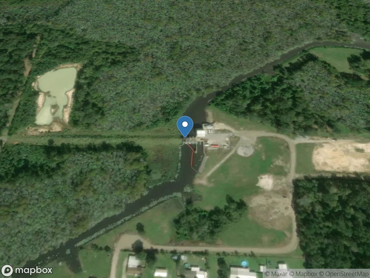 Henderson Bayou Pump Station near Port Vincent, LA location