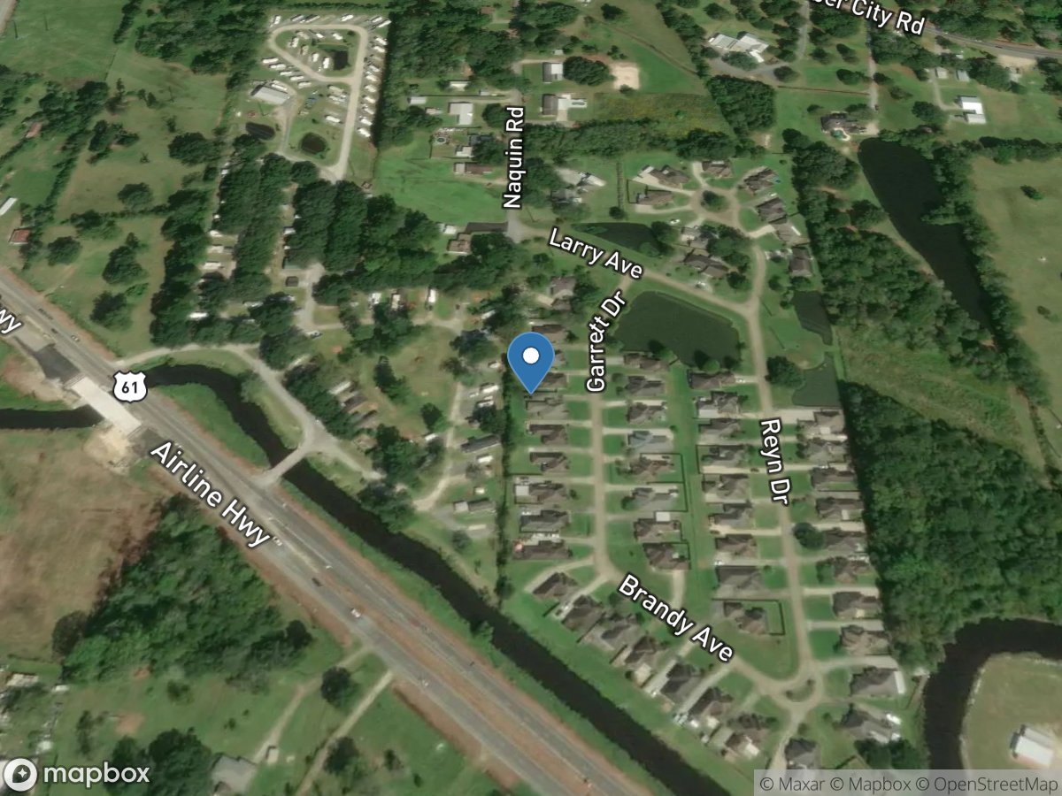 Bayou Francois at Highway 61 Near Gonzales, LA location