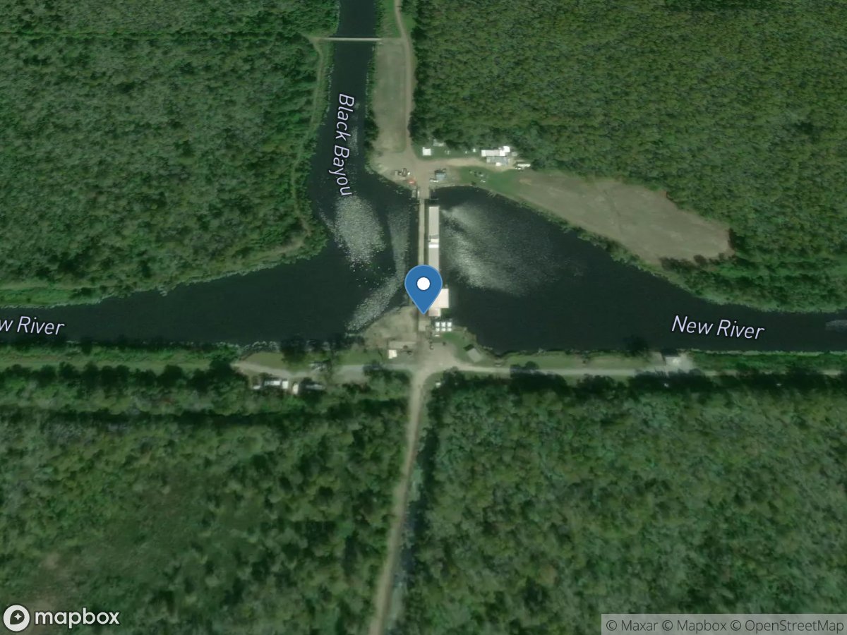 New River Canal near Sorrento, LA location