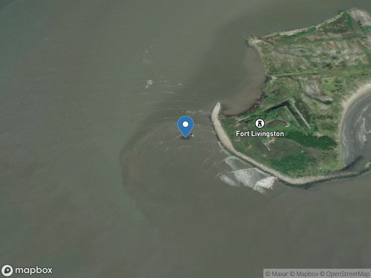 Barataria Pass at Grand Isle, LA location