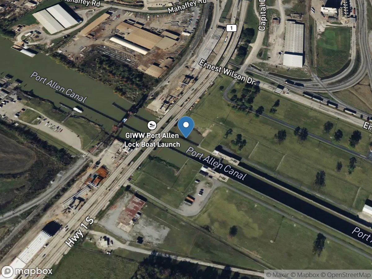 Intracoastal Waterway near Port Allen LA location