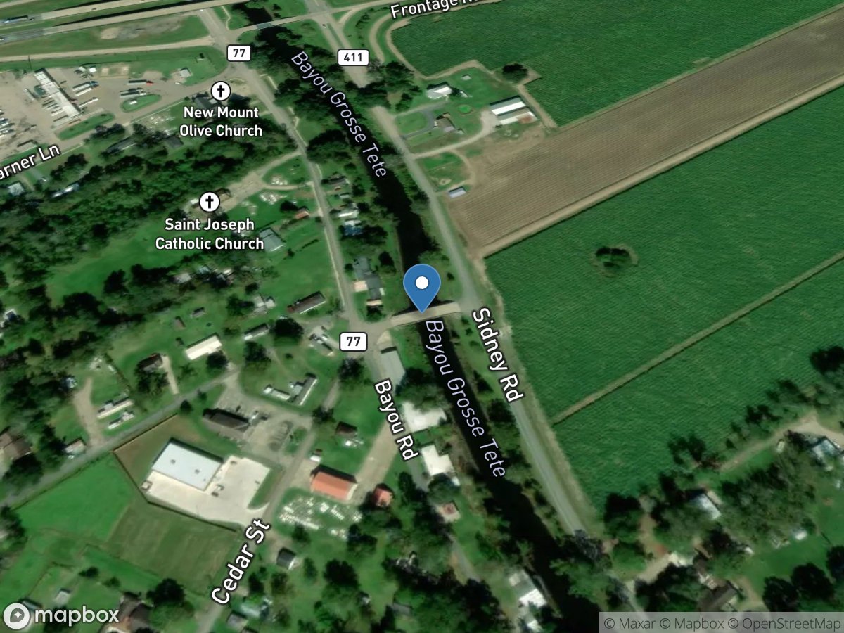 Bayou Grosse Tete S. of I10 at Grosse Tete, LA location