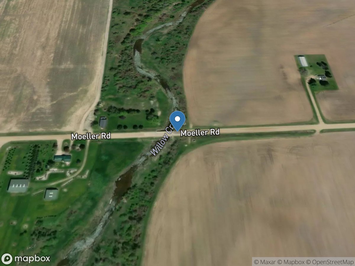 Willow Creek at Moeller Road near Redman, MI location