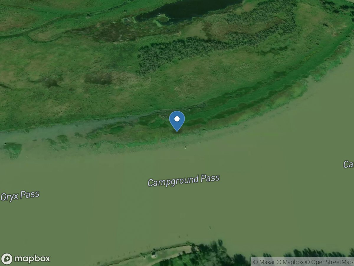 Crewboat Channel at Wax Lake Outlet near Calumet, LA location