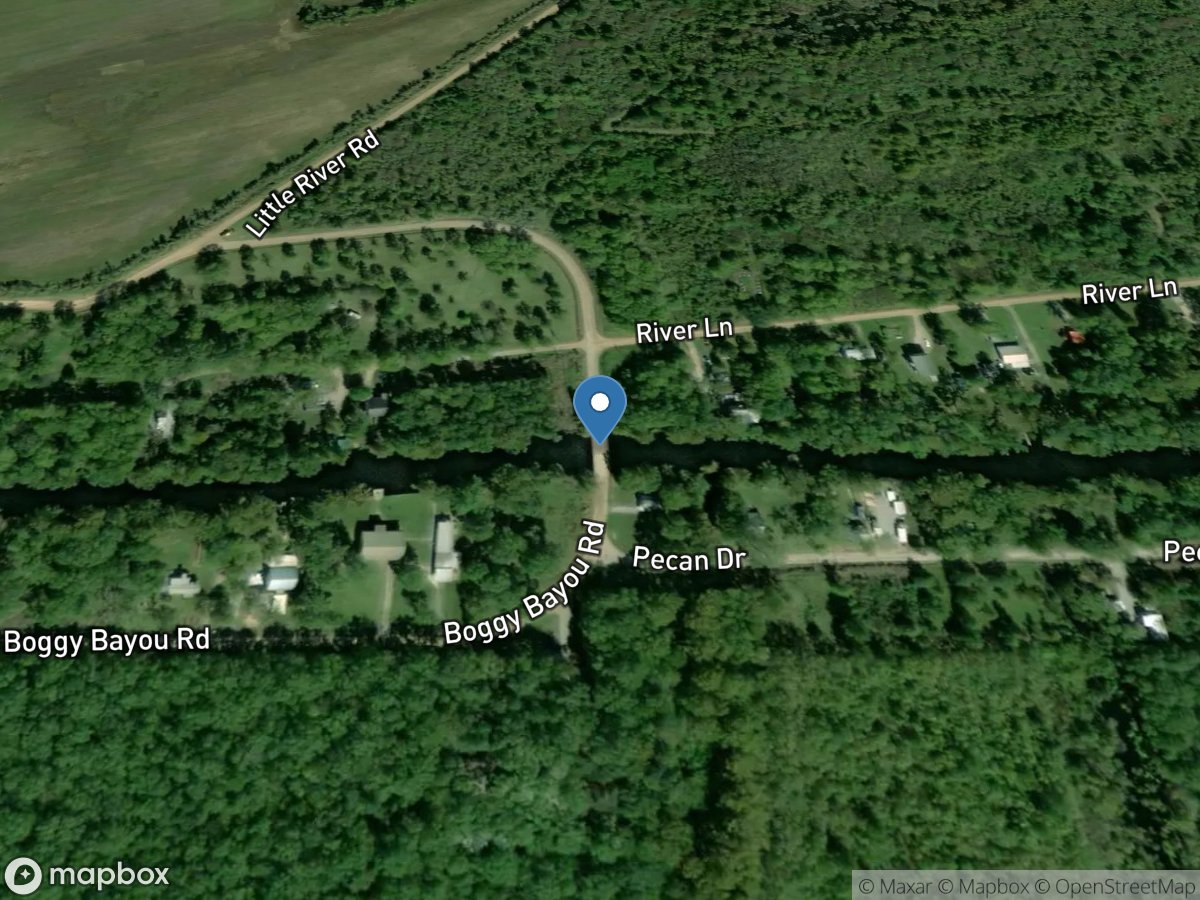Little River at Boggy Bayou Road e of Marksville, LA location