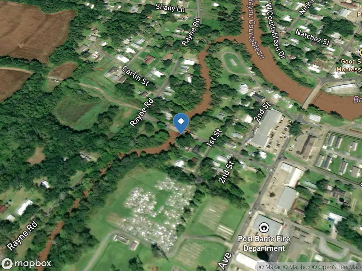 Bayou Teche @ Port Barre, LA. location