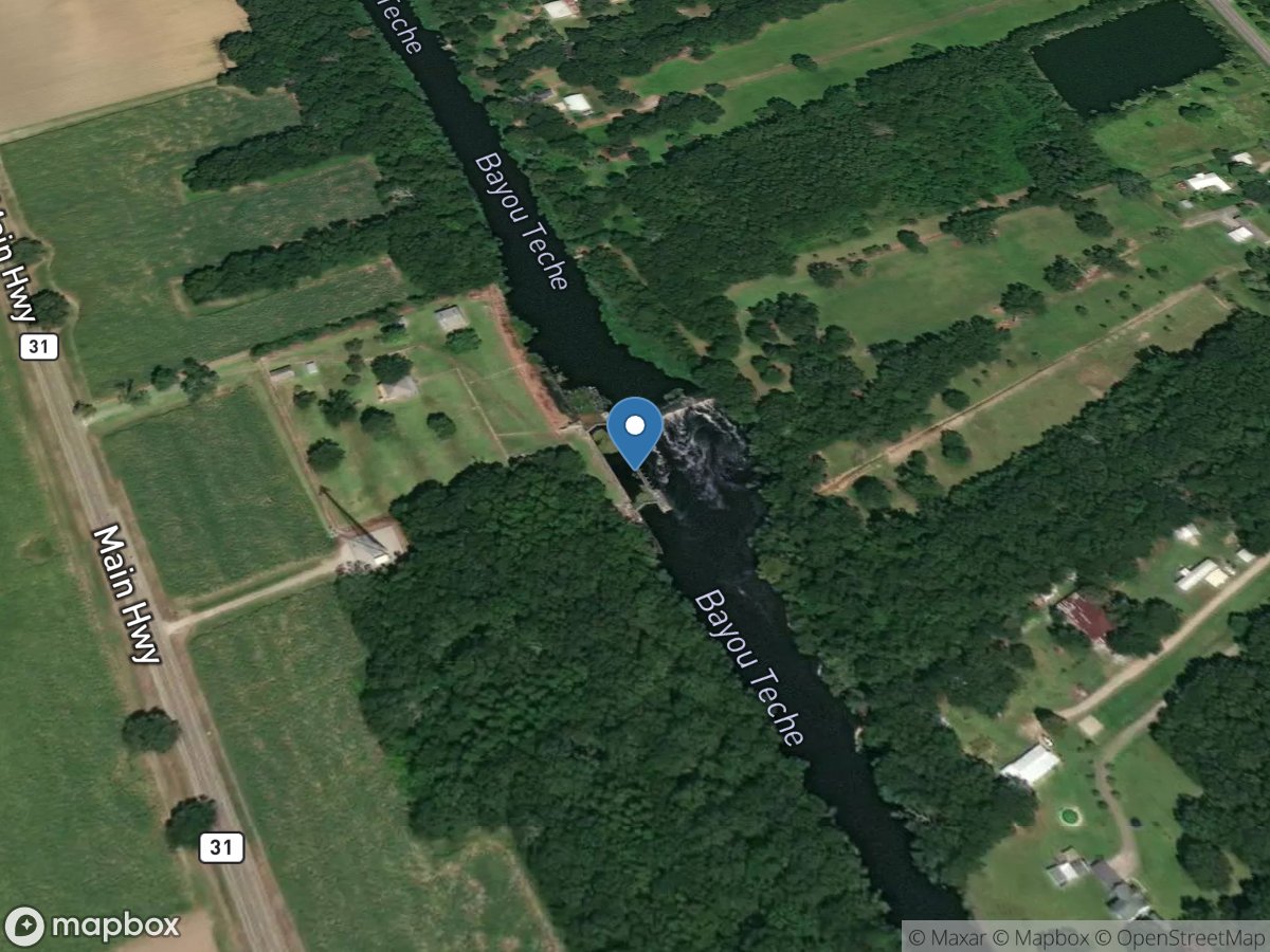 Bayou Teche below Keystone L&D near St. Martinville location