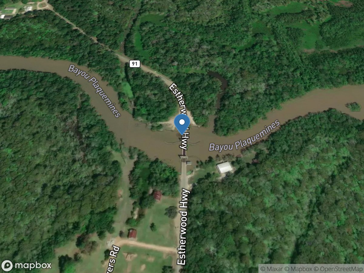 Bayou Plaquemine Brule @ Esterwood, LA. location