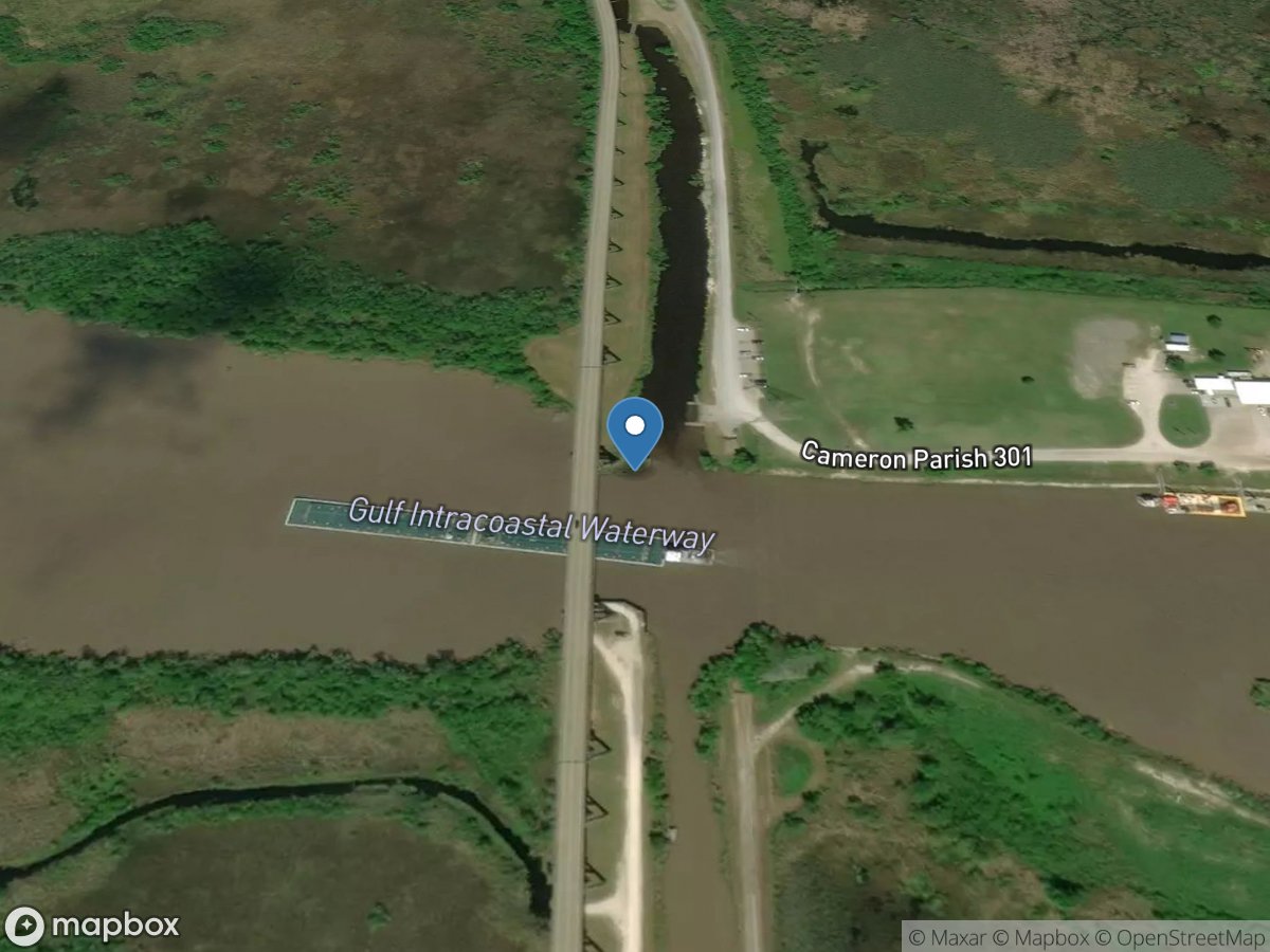 Intracoastal Canal @ Creole Ferry @ Gibbstown, LA. location