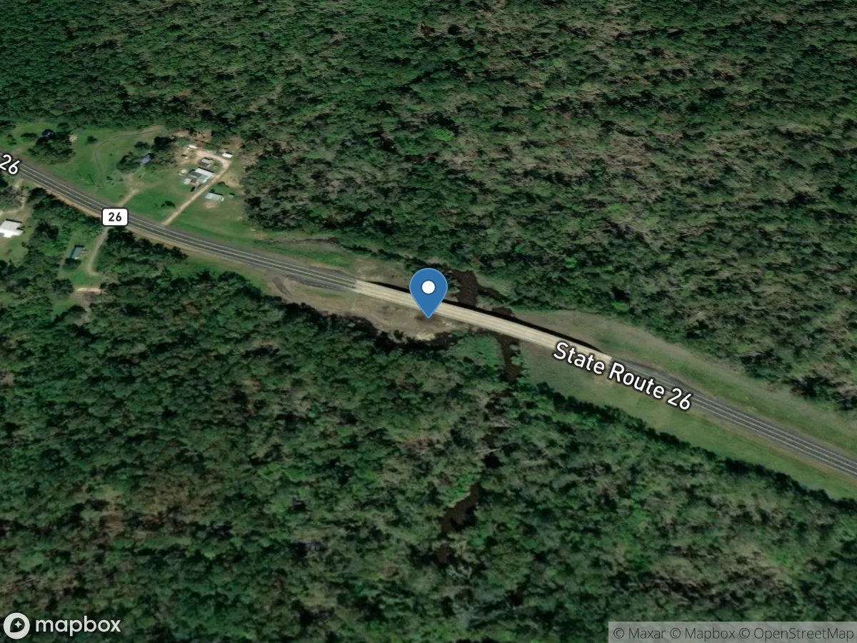 Bundick Creek near DeRidder, LA location