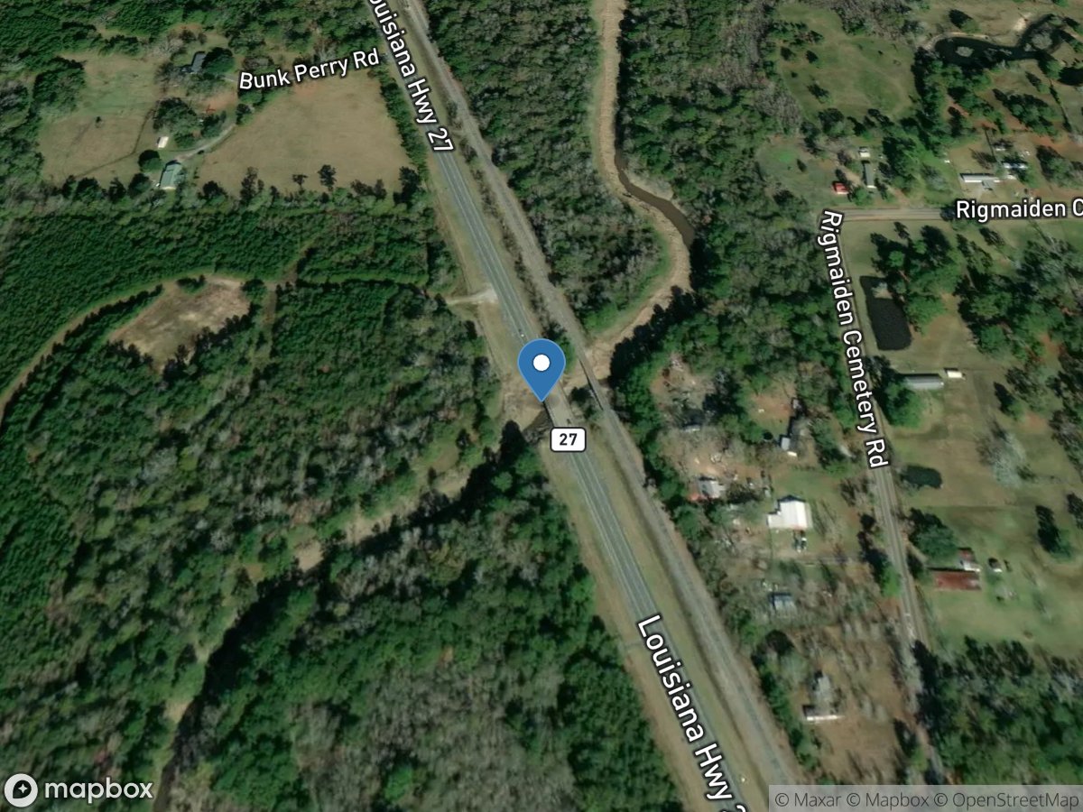 Buxton Creek at Highway 27 near DeQuincy, LA location