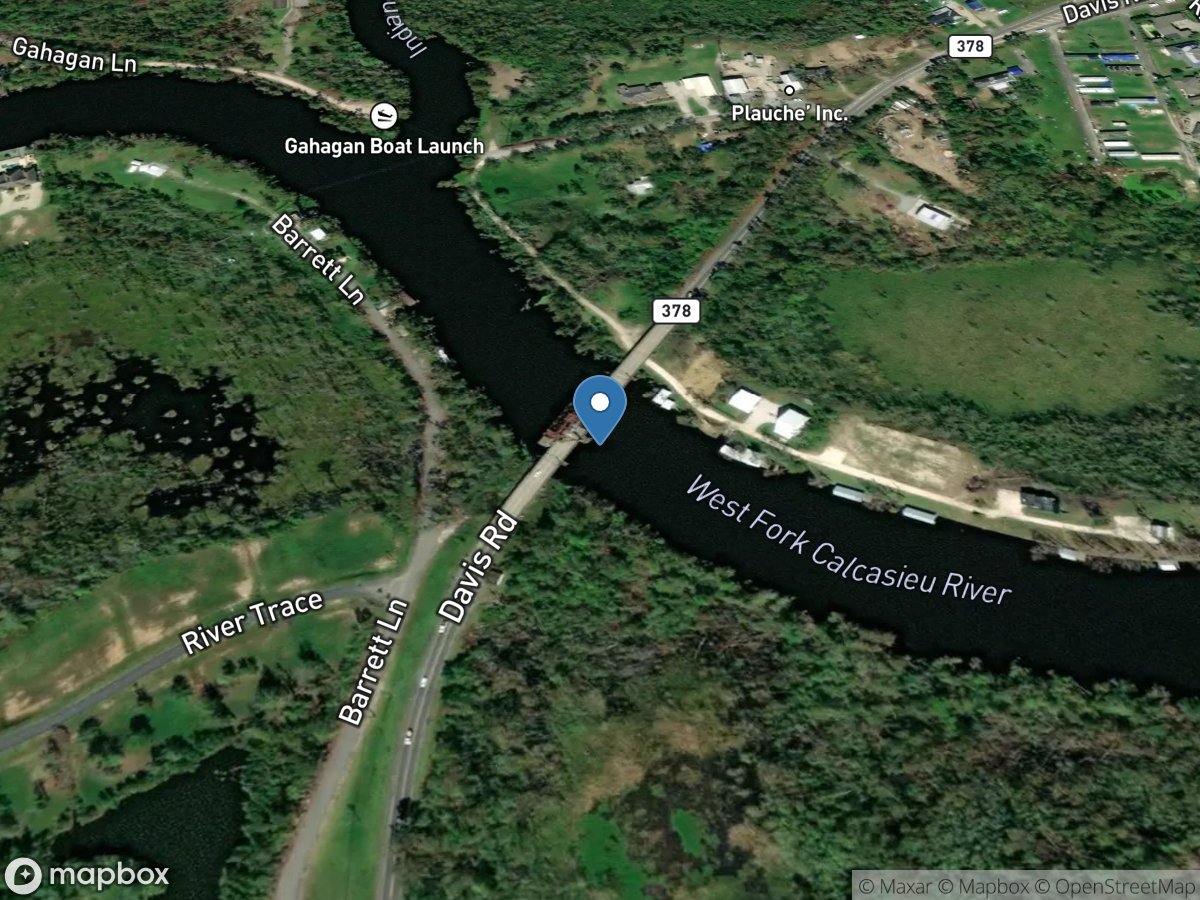 West Fork Calcasieu River at Moss Bluff, LA location