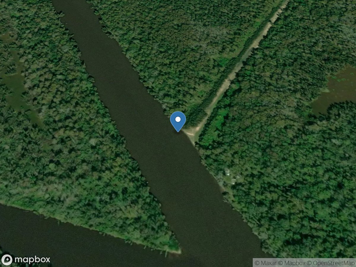 Canal to North Jackass Bay 8.7 miles East of Loreauville, location