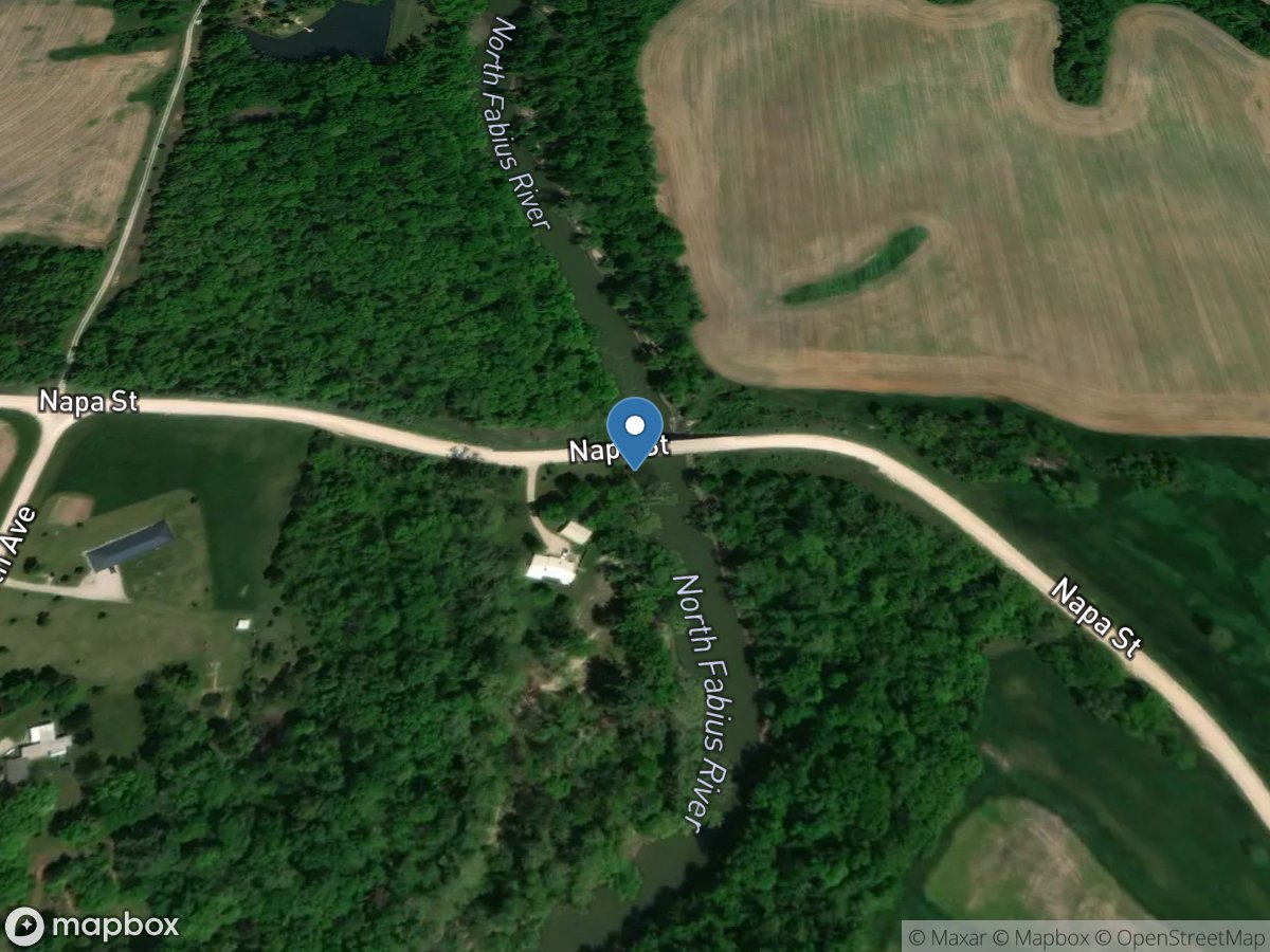 North Fabius River near Ewing, MO location