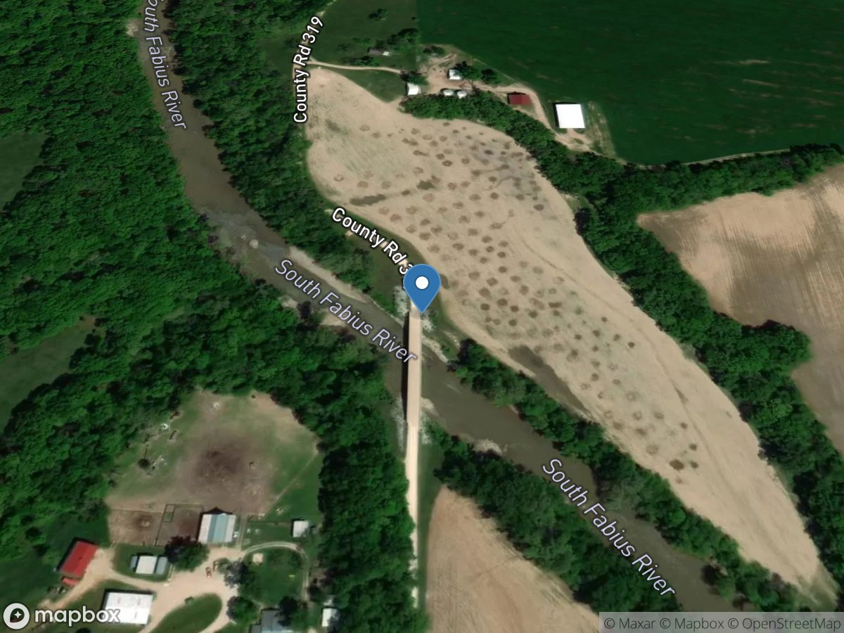 South Fabius River near Taylor, MO location