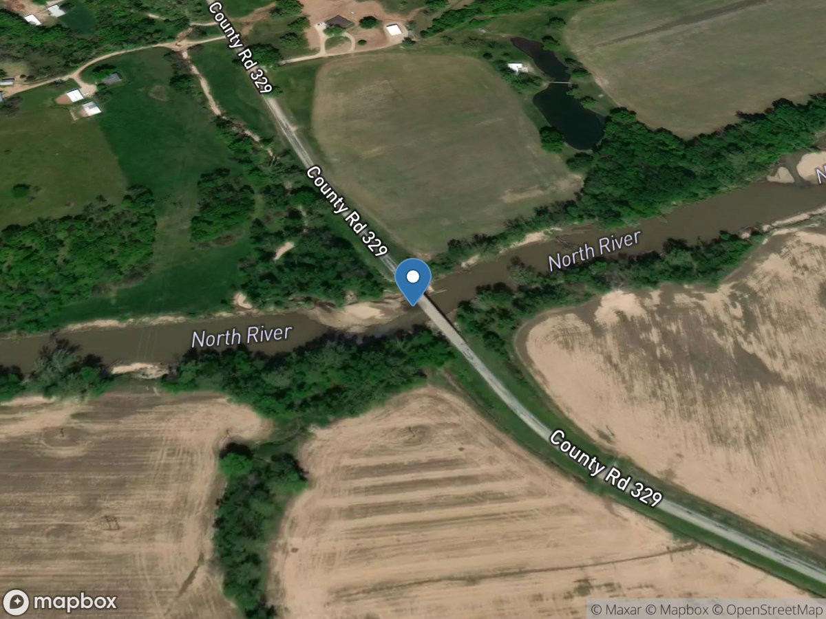 North River at Palmyra, MO location