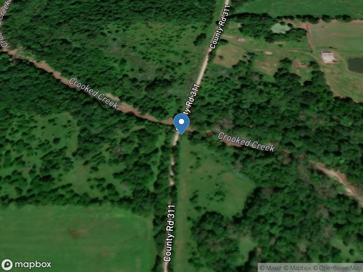 Crooked Creek near Paris, MO location