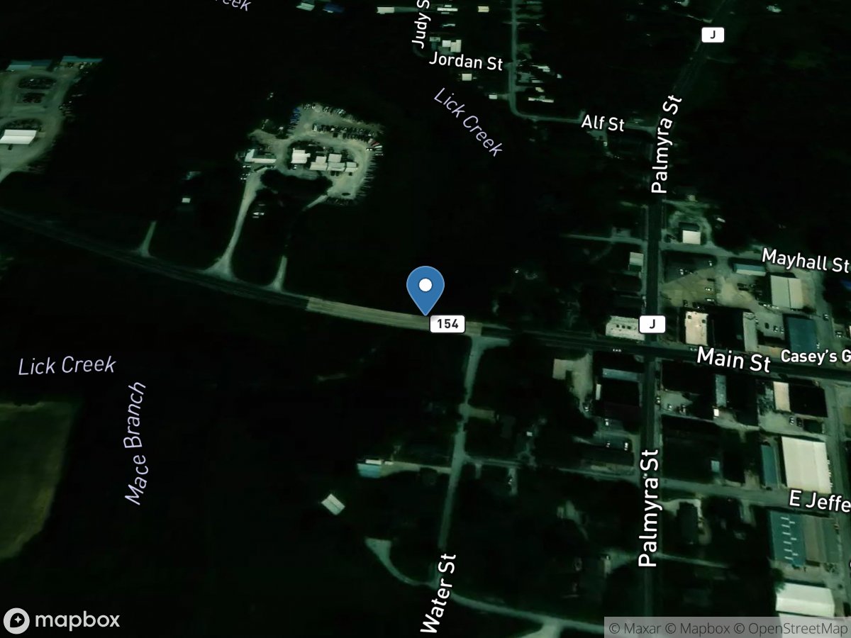 Lick Creek at Perry, MO location